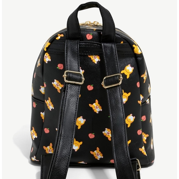 Corgis & Peaches Mini Backpack - Picture 3 of 11